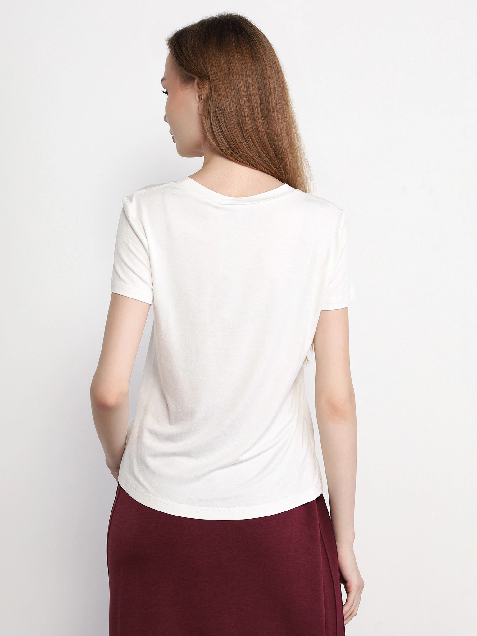 Футболка прямого кроя с принтом